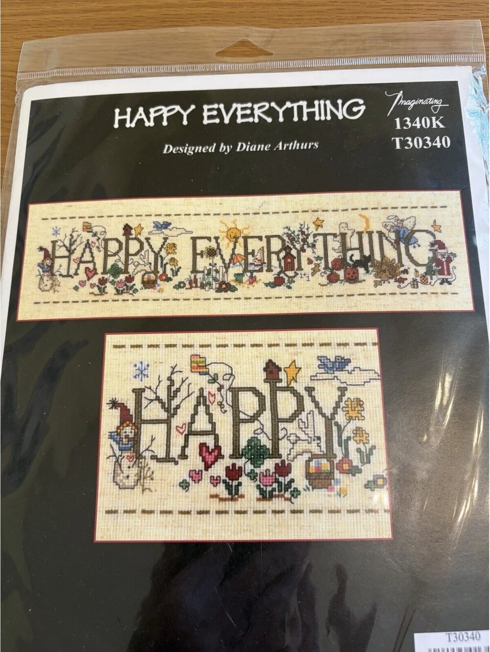 Imaginating Happy Everything Counted Cross Stitch Kit  #T30340 Diane Arthur New